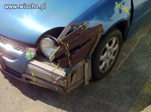 Tak Polacy naprawiają auta.