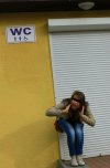 Szpan na WC.