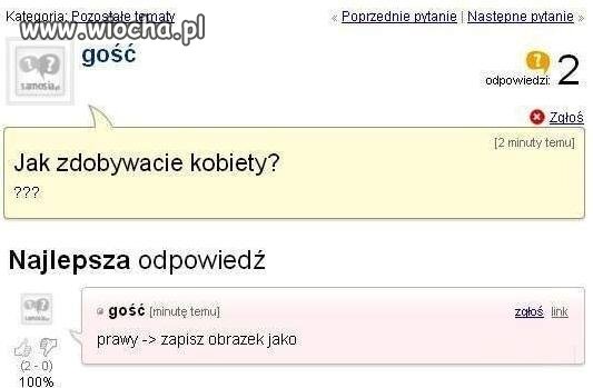 Jak zdobyć kobiete...