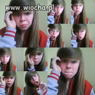 Grzyweczka + wykrzywiona twarz