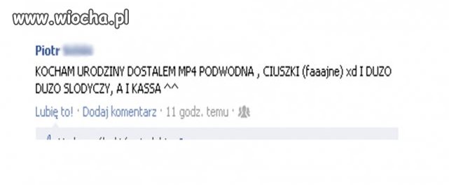 Ile to On dostał?