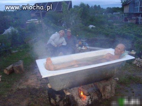 Lubię czasem wziąć sobie gorącą kąpiel