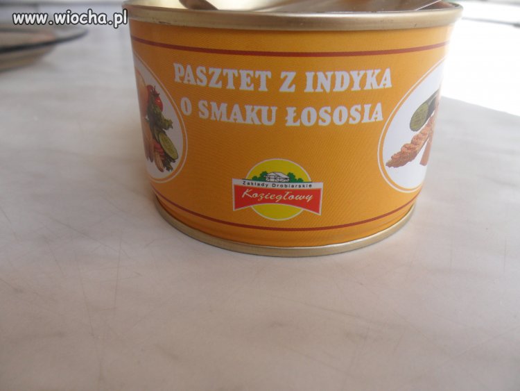 Pasztet z indyka o smaku łososia
