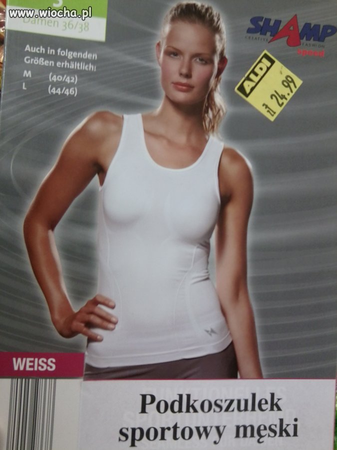 Podkoszulek sportowy męski...