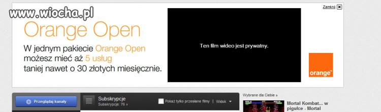 Reklamy Orange