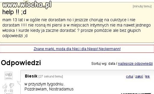 Hahaha. Jakie problemy 
