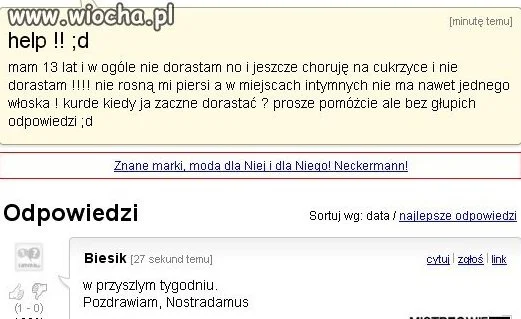 Hahaha. Jakie problemy 
