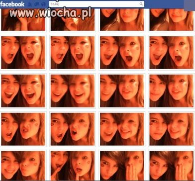 160 tych samych zdj. na facebook'u