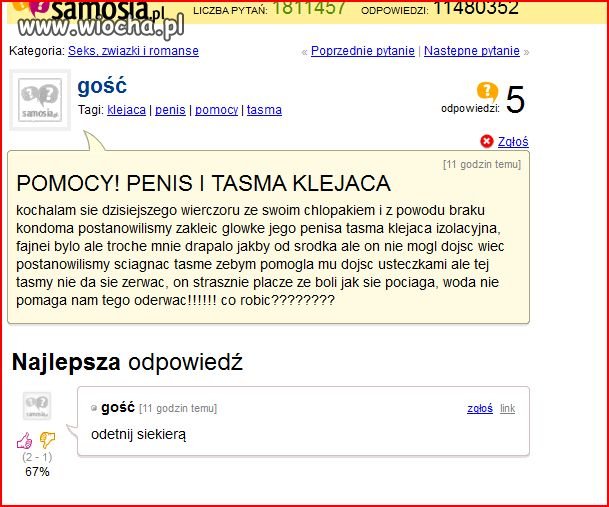 POMOCY! PENIS I TAŚMA 