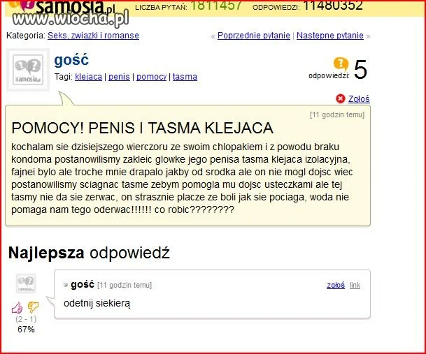 POMOCY! PENIS I TAŚMA 