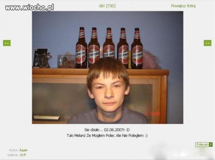 To pojechał