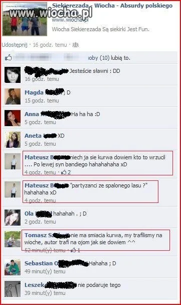 Bohaterowie  ...,,Nie podarują tego " :)