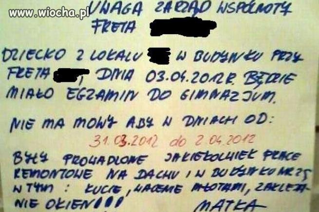 Posłuchali mamy