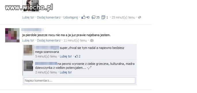 Dziewczyna ma 15 lat