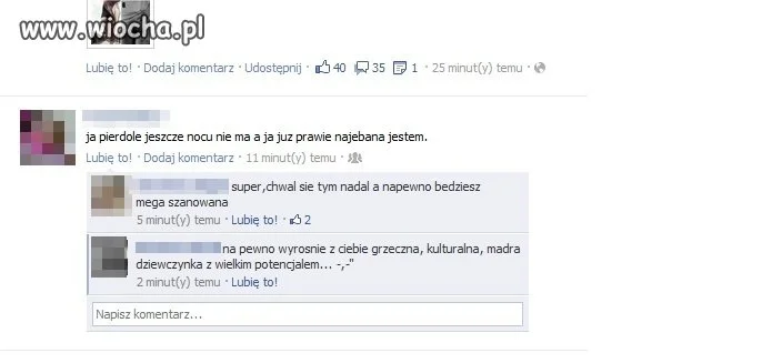 Dziewczyna ma 15 lat