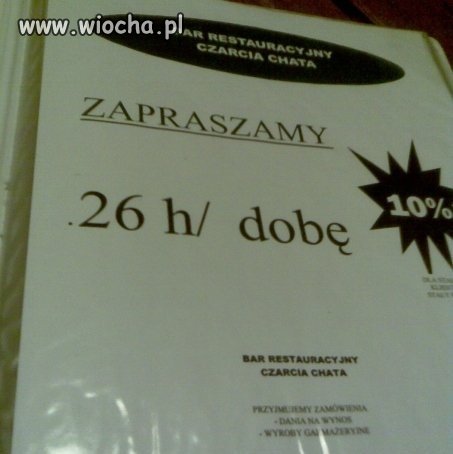 Po naszych drinkach doba trwa 2 godziny dłużej