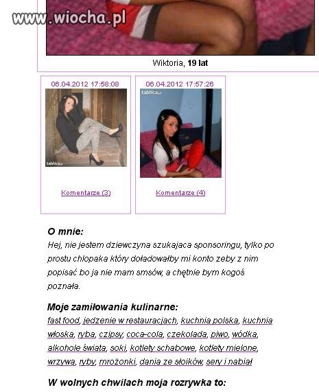 Ale ja nie szukam sponsora