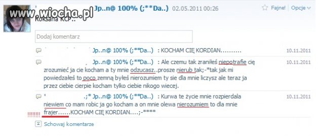 Wielka miłość 14letniej Roksanci JP