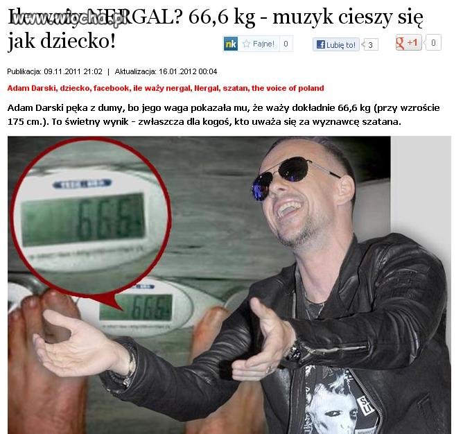 Nergal satanistą???...Oto dowód...ha ha
