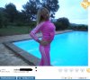 Lans na rożowy dres i basen