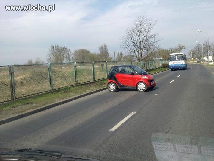 Koks parkuje SMARKA 