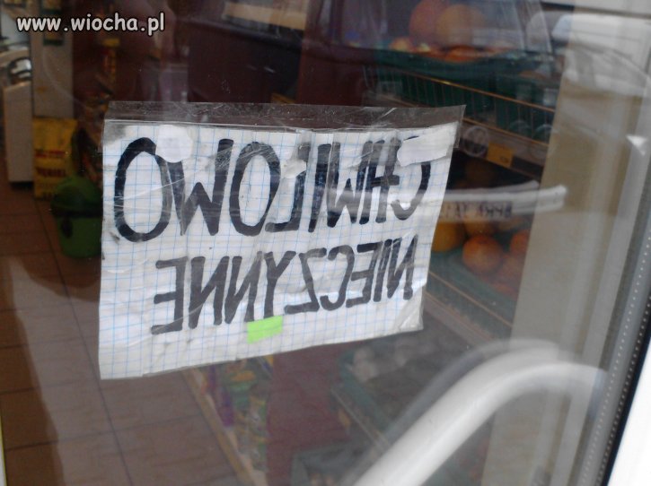 Żabka - chwilowo nieczynne