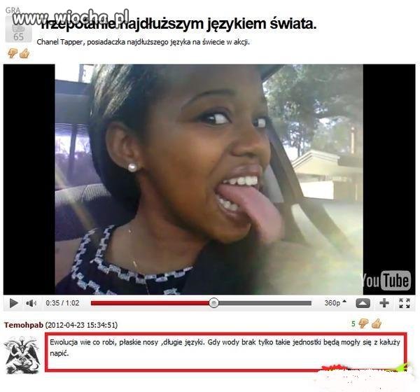 Ewolucja wie co robi . . . 