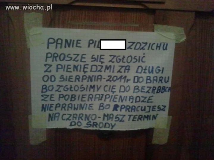 Nowa metoda windykacji! 