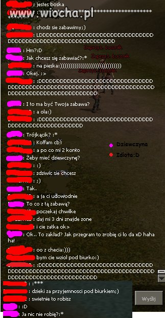 Zabawianie się na Metinie pod biurkiem!