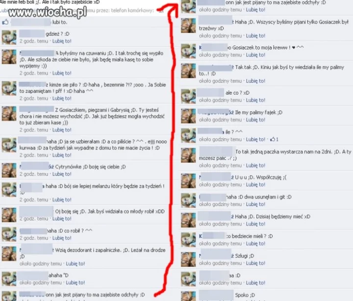 Nie ma to jak chwalić się jaraniem fajek na fb.