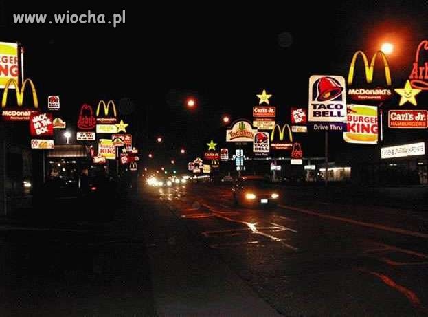 Ulica fastfoodów