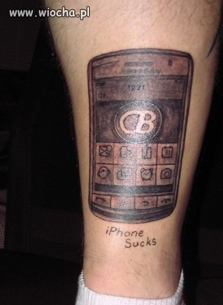 IPhone sucks tatoo
