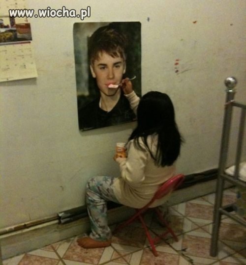 No jedz Justinku