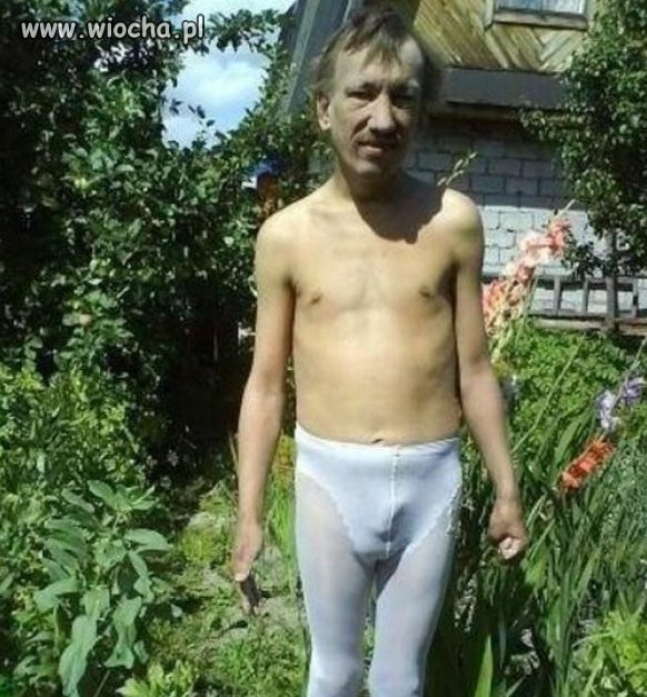 Czy to Adam w ogrodzie botanicznym?