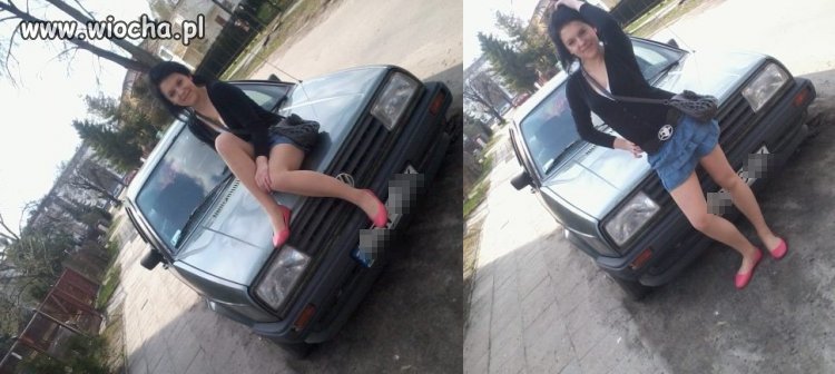 Sesja z samochodem