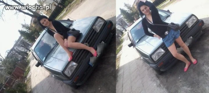 Sesja z samochodem