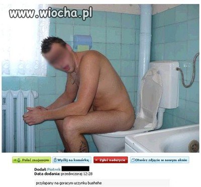 Przyłapany na gorącym uczynku