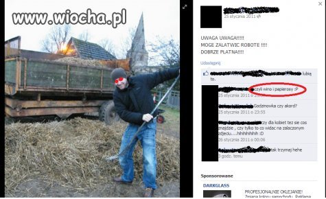 Załatwie robotę dobrze płatną , miłą i przyjemną