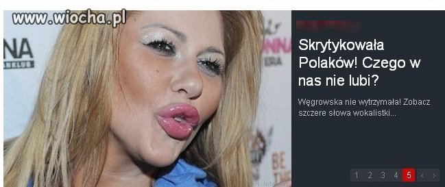 Skrytykowała Polaków