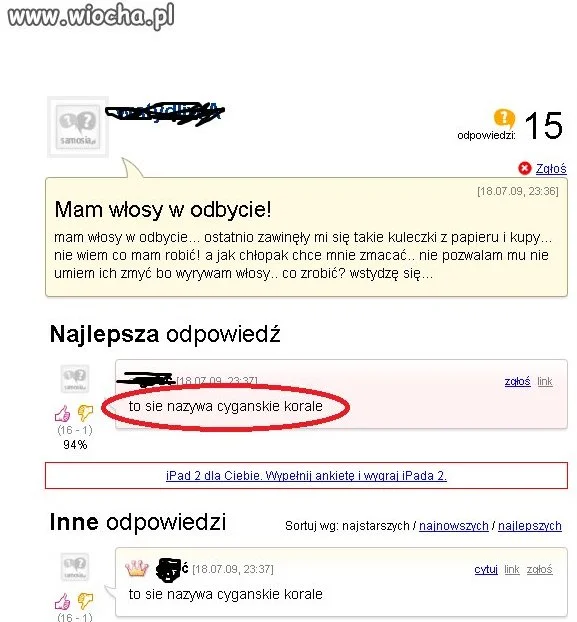 Cygańskie korale? Hahah