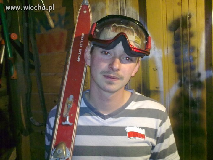 Prawie jak Małysz...