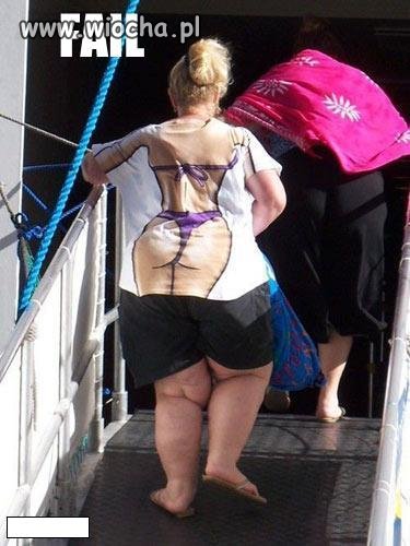 Dobrze, że mieli większe rozmiary t-shirtów