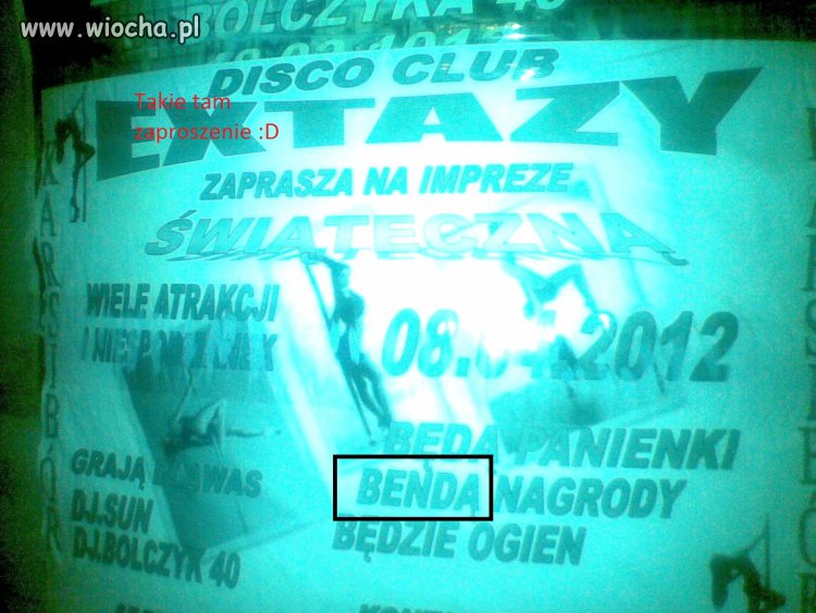 Takie tam zaproszenie na bibe