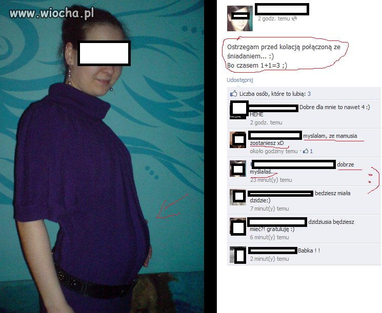 Poinformować znajomych o ciąży...