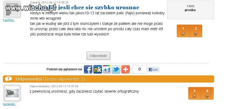 Co zrobić jeśli chce się szybko urosnąć