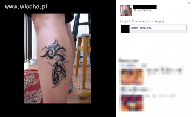 Mam nowa dziarę i dziurawe skarpety