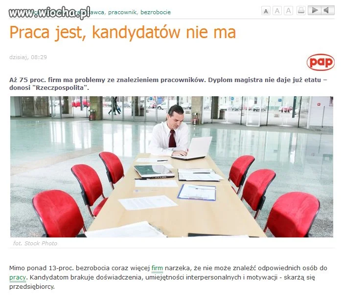 Bezrobicie podane przez GUS 13,3% ?
