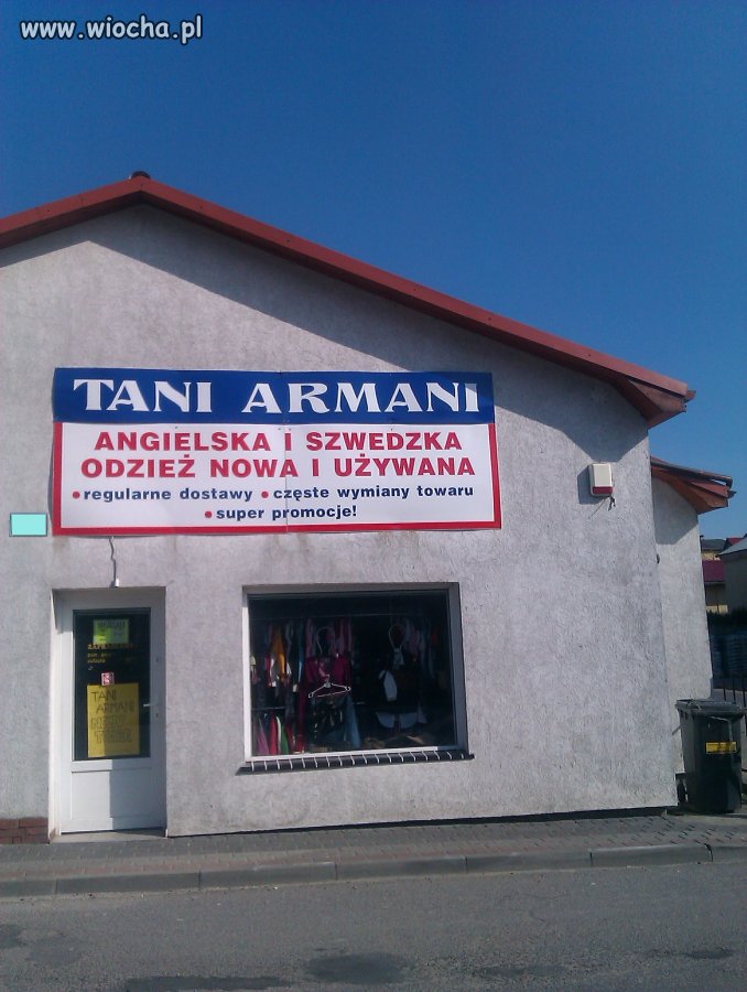 Jaki kraj, taki Armani