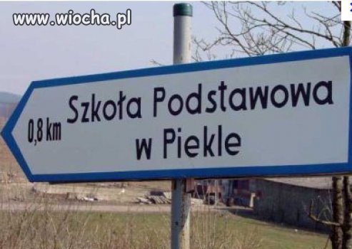 Tam dzieci zostają przystosowane do przejścia...