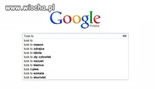 Tak Google przedstawia premiera Polski